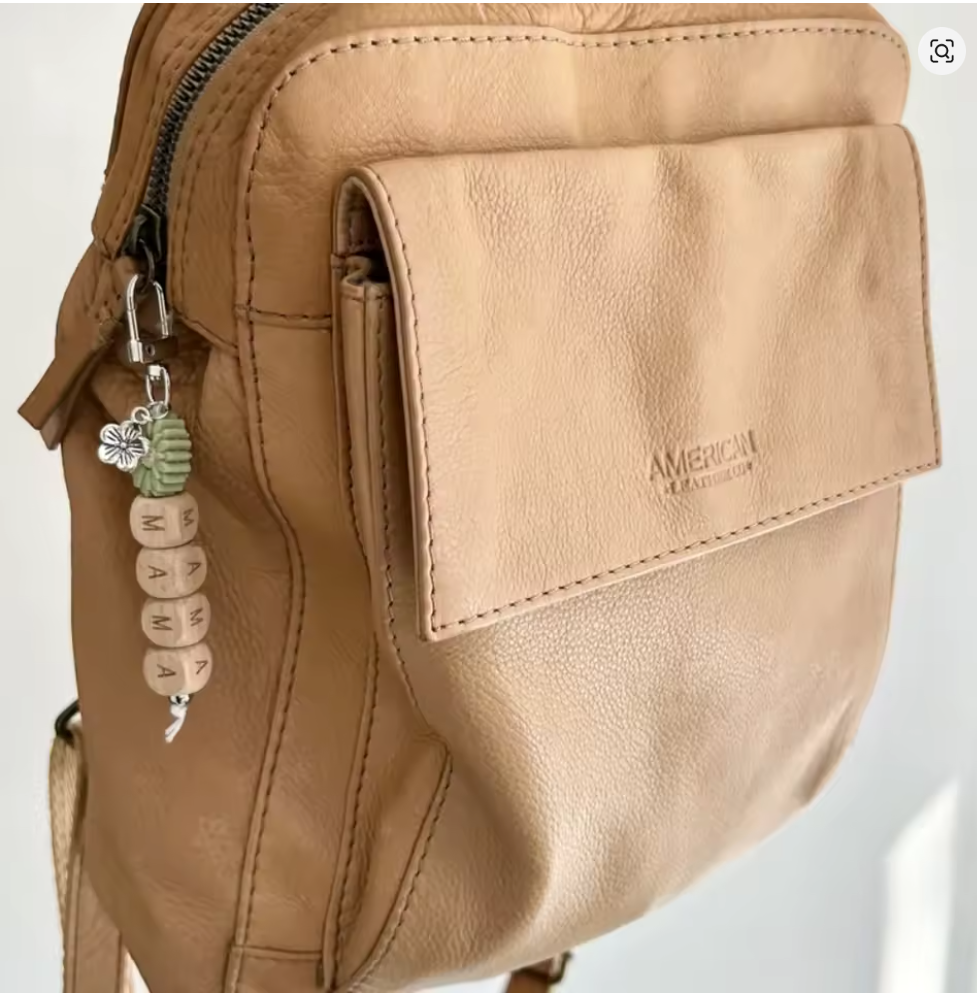 Mama Wooden Keychain
