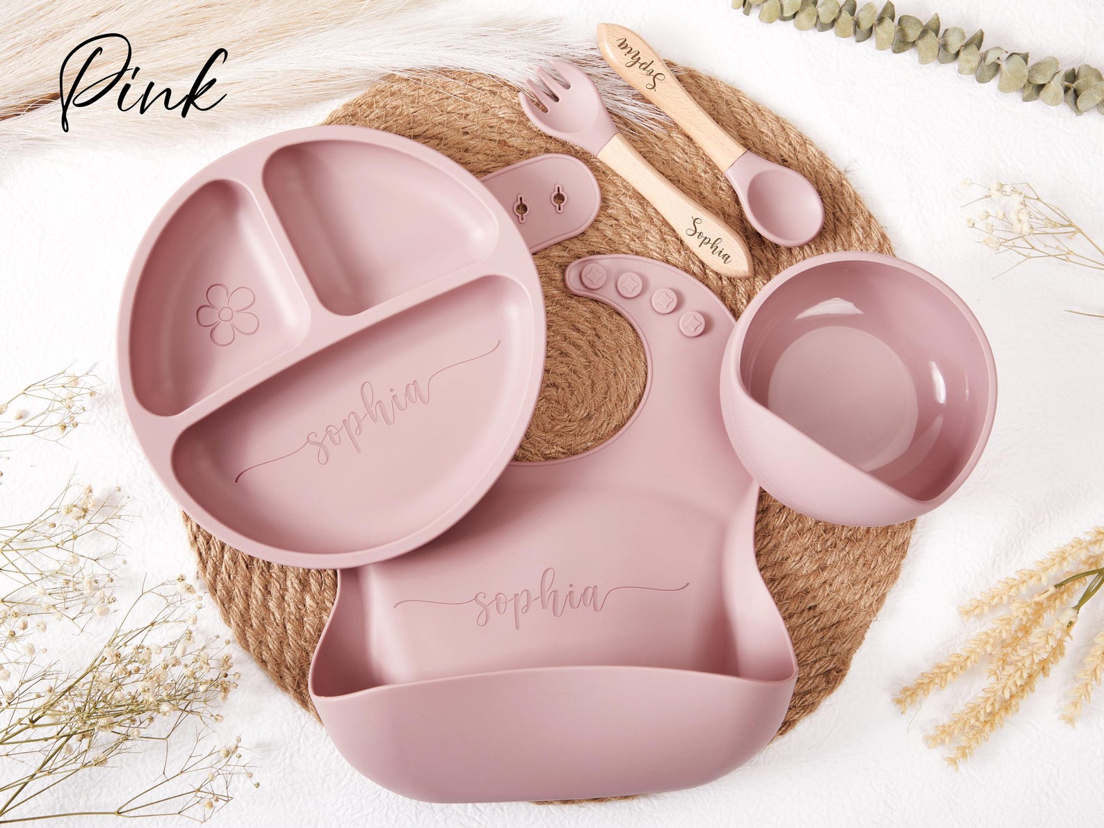 Personalised Silicone Weaning Set