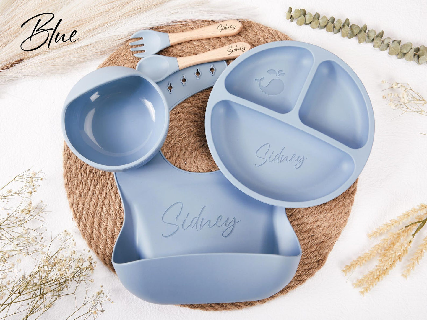 Personalised Silicone Weaning Set